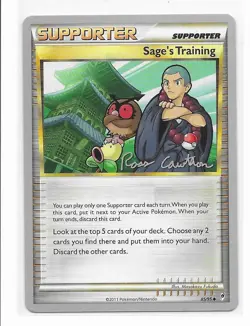 SAGE'S TRAINING - 77/90 - Pokemon WORLD CHAMPIONSHIPS 2011 - NM Ross Cawthon - Image 2