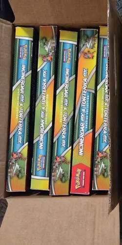Pokemon TCG Incineroar ex and Torterra ex Special Collection Box - Lot of 5 - Image 2