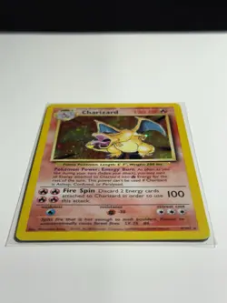 Charizard Pokemon Base Set 4/102 Holo 1999 LP - Image 5