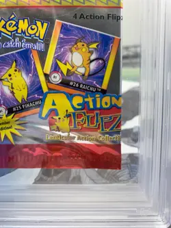 PSA 10 1999 Pokemon Action Flipz Foil Pack Premier Ed. GEM MINT 10 - Image 5