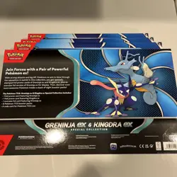 x4 Pokemon Greninja ex & Kingdra ex Special Collection - New & Sealed - Image 2