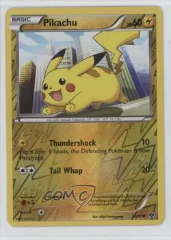 Pikachu Reverse Foil Pokemon Black & White Next Destinies #39 - Image 1