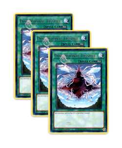 Yugioh! Dimensional Fissure CRBR-EN030 (R) 1st Ed 3x - Image 1