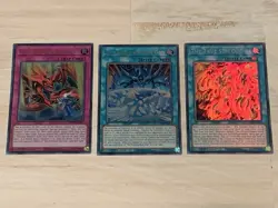 Yu-Gi-Oh! God Cards MP22-EN273 EN274 EN275 Pharaoh's Gods 1st Edition Lot NM - Image 1