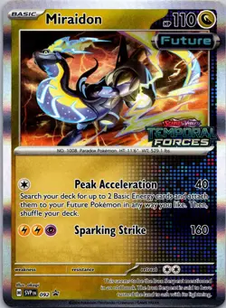 Miraidon - (Prerelease) Promo SV: Scarlet & Violet Promo Cards 092 NM Pokemon - Image 1