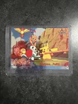 Everyone… Pull!!! Pikachu’s Vacation TOPPS Pokemon Holo Card #52 - Image 1