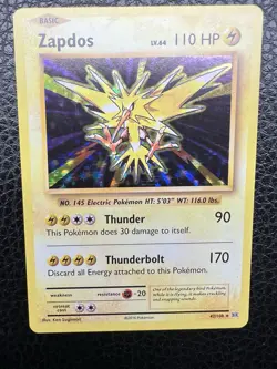 Zapdos 42/108 - Rare Holo - XY Evolutions - 2016 Pokemon CARD - MINT!! 💥 NM/M - Image 2