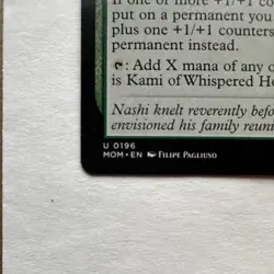 Wizards Kami of Whispered Hopes - March of the Machine Uncommon Green 196 - Image 5