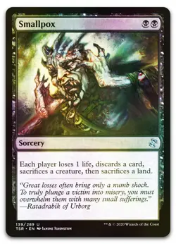 Smallpox #139 (Foil) (NM) Time Spiral Remastered TSR Magic MTG - Image 1