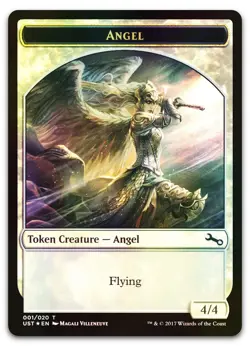 Angel Token #1 (Foil) (NM) Unstable UST Magic MTG - Image 1