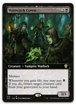 Veinwitch Coven (Extended Art) #373 (NM) Commander 2021 C21 Magic MTG - Image 1