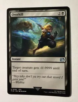 Overkill - U 0109 - Magic The Gathering Final Fantasy 2025 MTG - Image 1