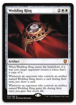 Wedding Ring #32 (NM) Crimson Vow VOC Magic MTG - Image 1