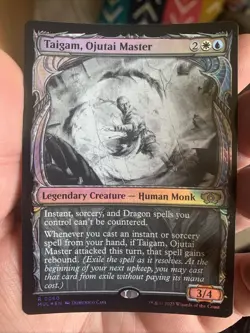 MTG – March of the Machine – Taigam, Ojutai Master Foil - Free Postage - Image 1