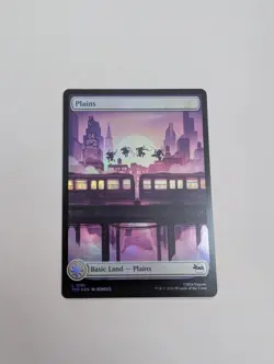 MTG - Plains 0191 (Foil) - Teenage Mutant Ninja Turtles NM/M Condition - Image 1