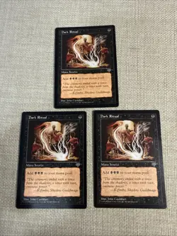 MTG Dark Ritual LP Light Play Mirage X3 - Image 1
