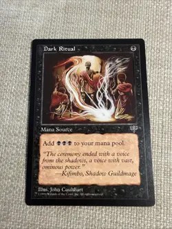 MTG Dark Ritual LP Light Play Mirage X3 - Image 2