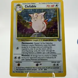 Pokemon TCG Clefable Jungle 1/64 Holo Unlimited Holo Rare - Image 1