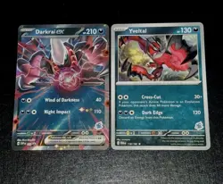 Pokemon TCG Darkrai ex SVP 110 Black Star Promo BA Stamped Foil + Bonus Promo - Image 1