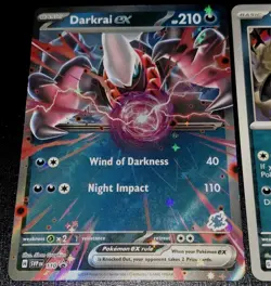 Pokemon TCG Darkrai ex SVP 110 Black Star Promo BA Stamped Foil + Bonus Promo - Image 3