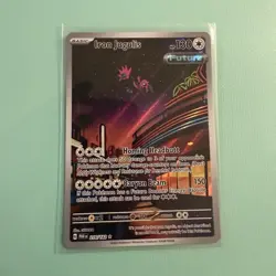 Pokemon Iron Jugulis 216/182 SV04: Paradox Rift Illustration Rare Holo 130 HP - Image 1