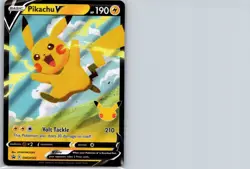 Pokemon TCG Pikachu V SWSH143 SWSH Black Star Promos Holo NM - Image 1