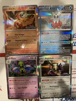 Pokemon Paradox Rift Pre-Release Decks All 4 Promo Sealed Build & Battle Sealed - Image 1