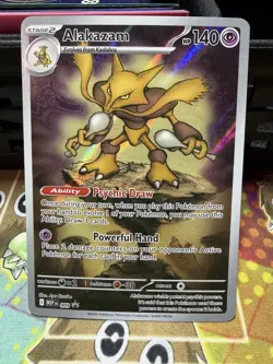 Pokemon TCG Alakazam 009 Mega Evolution Black Star Promo - Image 1