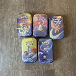 Pokemon 2022 Crown Zenith Mini-Tin Set of 5 FACTORY SEALED - Image 1