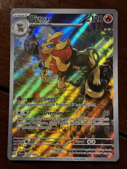 Pokemon Paldea Evolved Pyroar 200/193 Illustration Rare Holo - Image 1