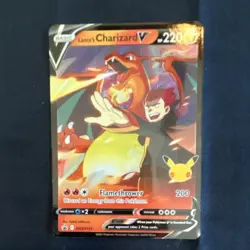 Pokemon Lance's Charizard V Promo Holo Sword & Shield SWSH133 220 HP - Image 1