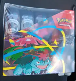 Pokemon Mega Heroes Mini Tins Set Of 10 w/Display Factory Sealed Box Case - Image 1