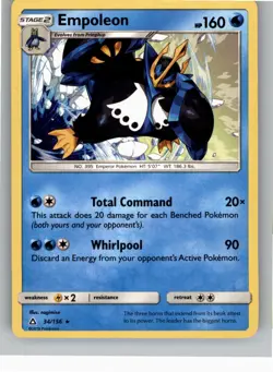 EMPOLEON 34/156 R ULTRA PRISM POKEMON NM - Image 1