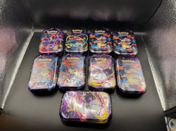 Pokemon Mega Heroes Mini Tin Display (9 Tins) Factory Sealed Tins - Image 4