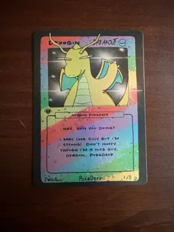 Droogin (Dragonite) 1/8 - 1st Edition Pokederp Pokemon Fan Art - NM - Image 1