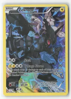 #Zekrom (Full Art Promo) #XY76 Promo,Holo Near Mint or Better Pokemon - Image 1