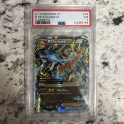 Pokemon Mega M Charizard EX 69/106 XY Flashfire Ultra Rare Near mint PSA 7 - Image 1