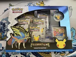 Pokemon TCG - Celebrations Zacian LV. X Deluxe Pin Collection Box Factory Sealed 820650809422 - Image 1