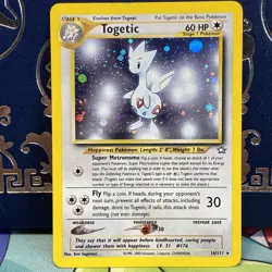 Togetic 16/111 Pokemon Neo Genesis Holo NM - Image 1