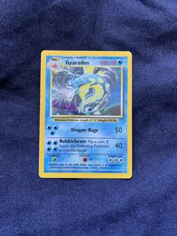 Pokemon TCG Gyarados Base Set Unlimited 6/102 Holo Rare Lot 1 - Image 1
