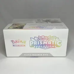 Pokemon Scarlet & Violet Prismatic Evolutions Elite Trainer Box Eevee Booster - Image 4