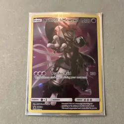 Pokemon Armored Mewtwo Promo Holo SM228 SM 120 HP Psychic Raid Basic - Image 1
