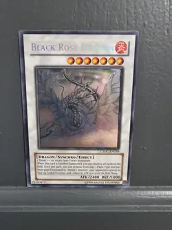 Black Rose Dragon (Ghost Rare) CSOC-EN039 Crossroads of Chaos Unlimited - Image 2