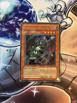 yugioh INFERNAL DRAGON DP04-EN010 Ultra rare Unlimited VLP (WNU) - Image 1