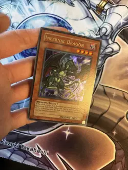 yugioh INFERNAL DRAGON DP04-EN010 Ultra rare Unlimited VLP (WNU) - Image 2