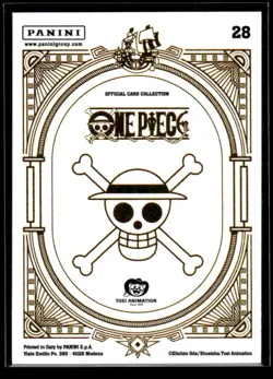 Panini One Piece Treasure Box Franky Treasure Card #28 Near Mint or Better - Image 2