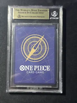 2022 One Piece OP01-120 Shanks Manga Alt Art JP Romance Dawn BGS 9.5 GEM MINT - Image 2