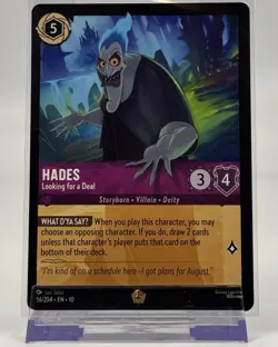 Hades - Looking for a Deal 56/204 Whispers in the Well - Disney’s Lorcana NM - Image 1