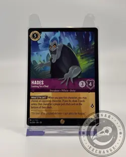 Hades - Looking for a Deal 56/204 Whispers in the Well - Disney’s Lorcana NM - Image 2