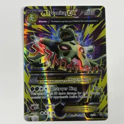 🔥 M Tyranitar EX 92/98 XY Ancient Origins Ultra Rare Full Art Pokemon Card NM - Image 1